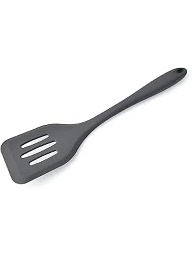 أوركيد ملعقة تقليب مثقبة من السيليكون رمادية 11.5 بوصة